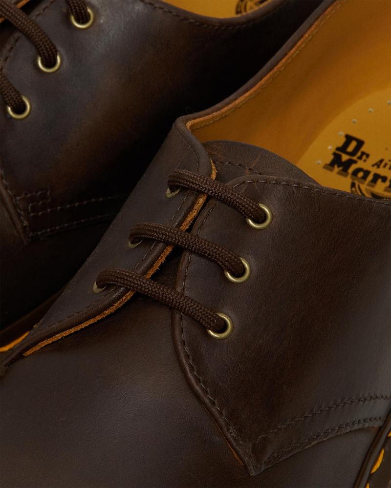 Dr Martens 1461 Crazy Horse Læder Oxford Sko Herre Brune | DK 590XYU